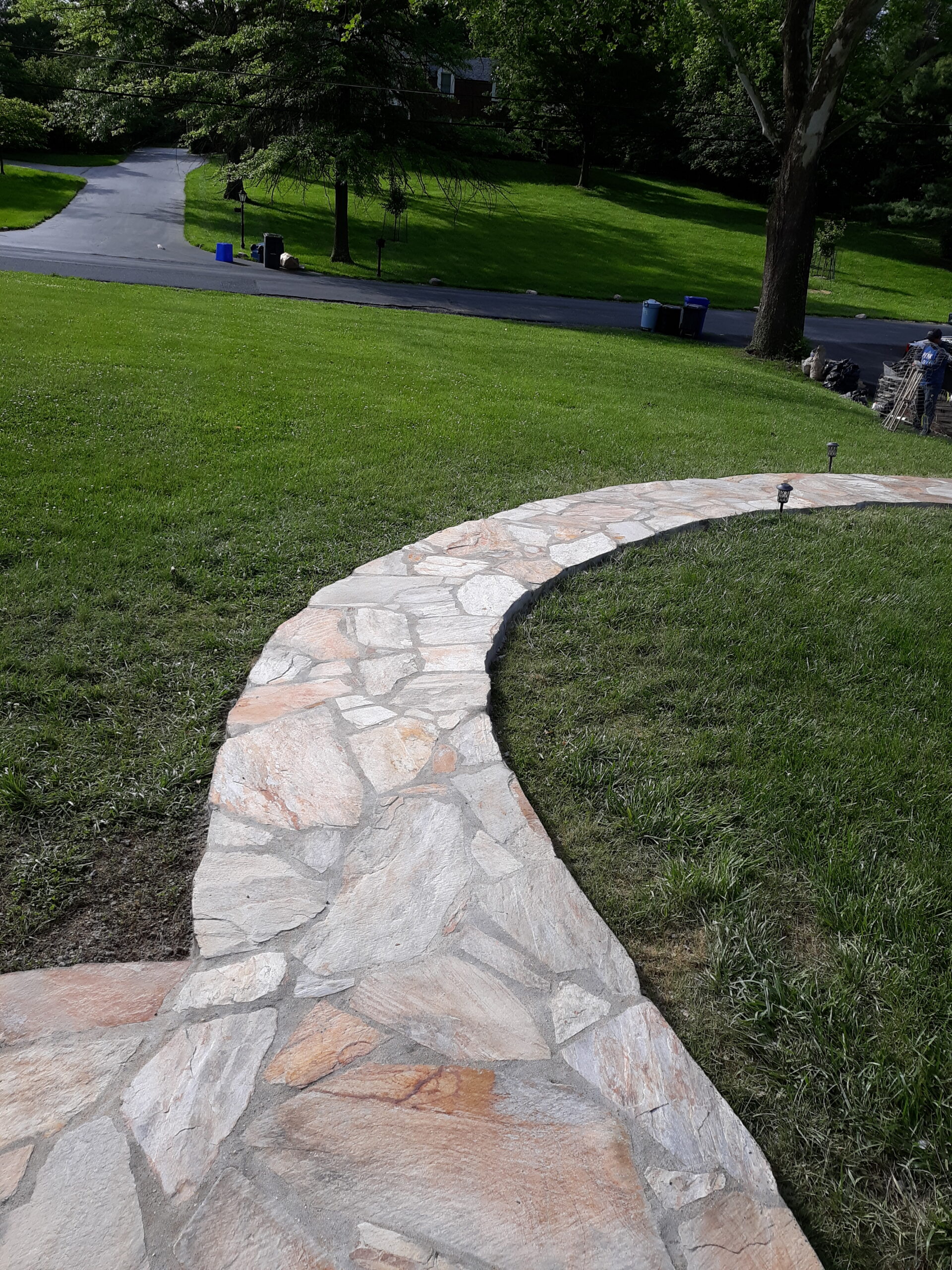 Stone Walkway Rails-Silver Spring, MD
